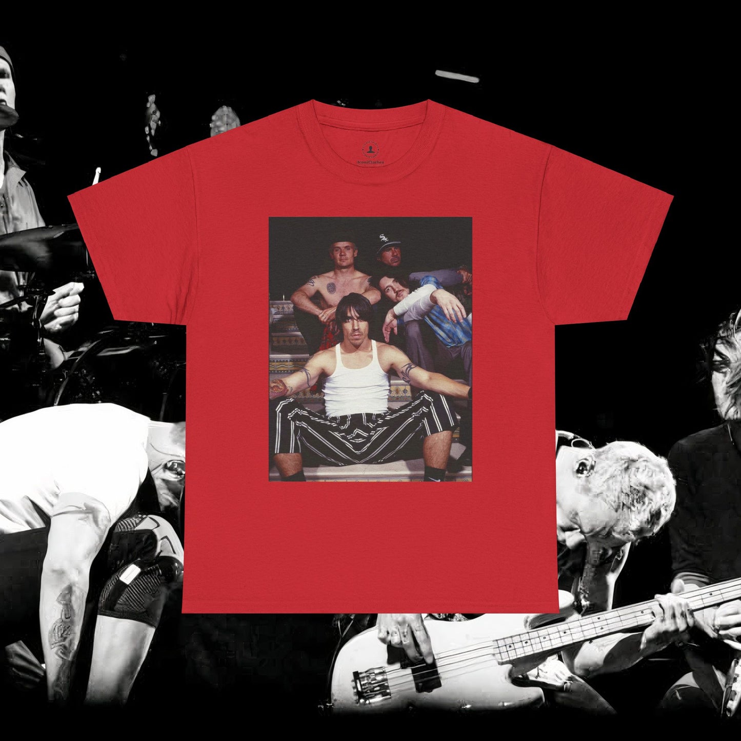 Red Hot Chili Peppers Iconic Band T-Shirt