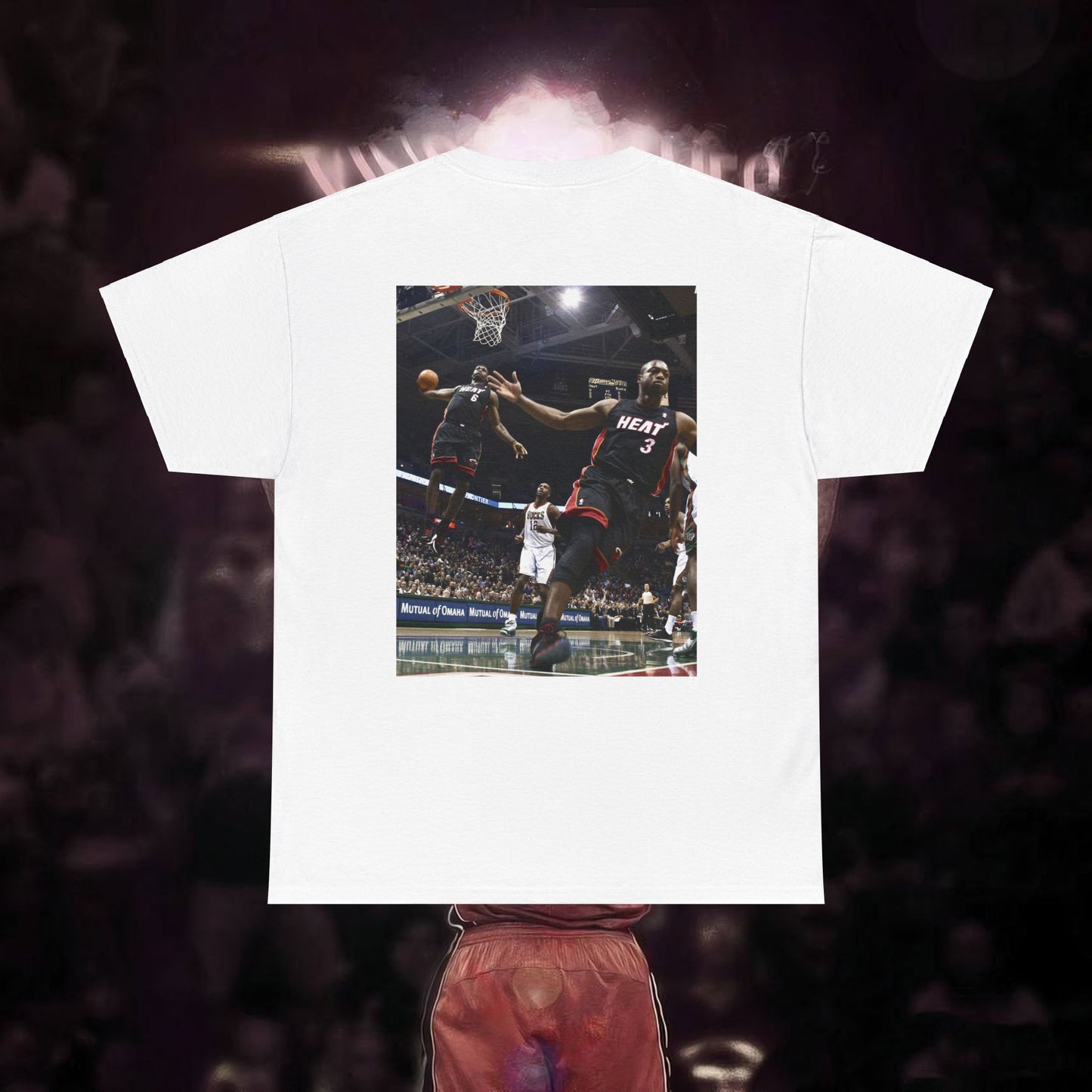 LeBron James Miami Heat Dunk Style Tribute T-Shirt