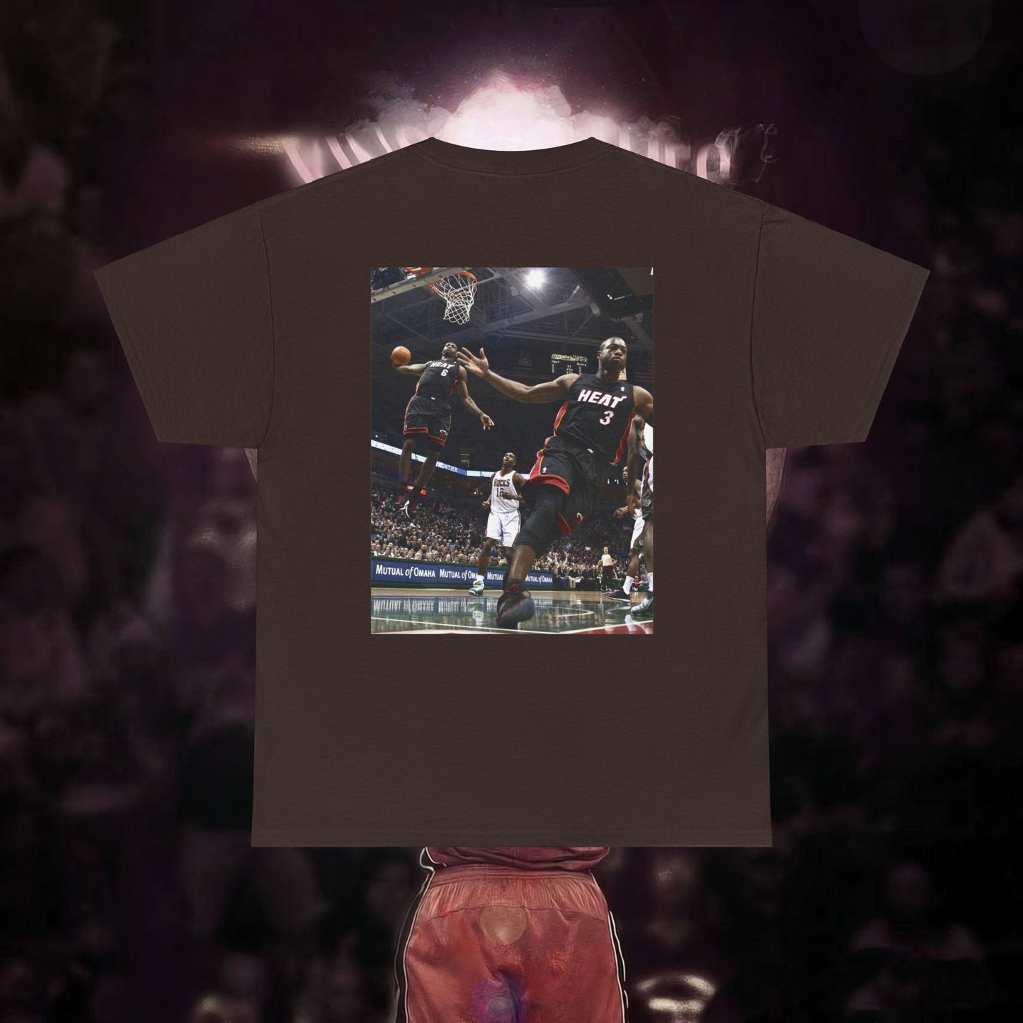 LeBron James Miami Heat Dunk Style Tribute T-Shirt