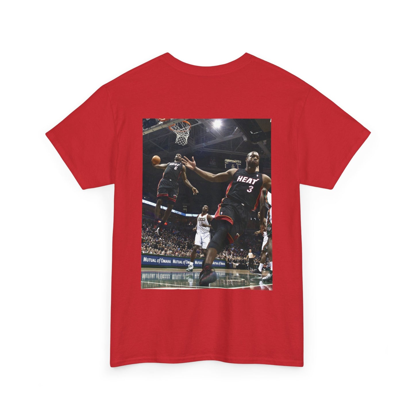 LeBron James Miami Heat Dunk Style Tribute T-Shirt