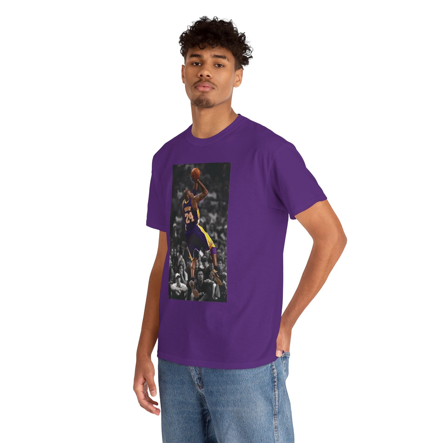 Kobe Bryant Signature Fadeaway & "Laker For Life" Tribute T-Shirt