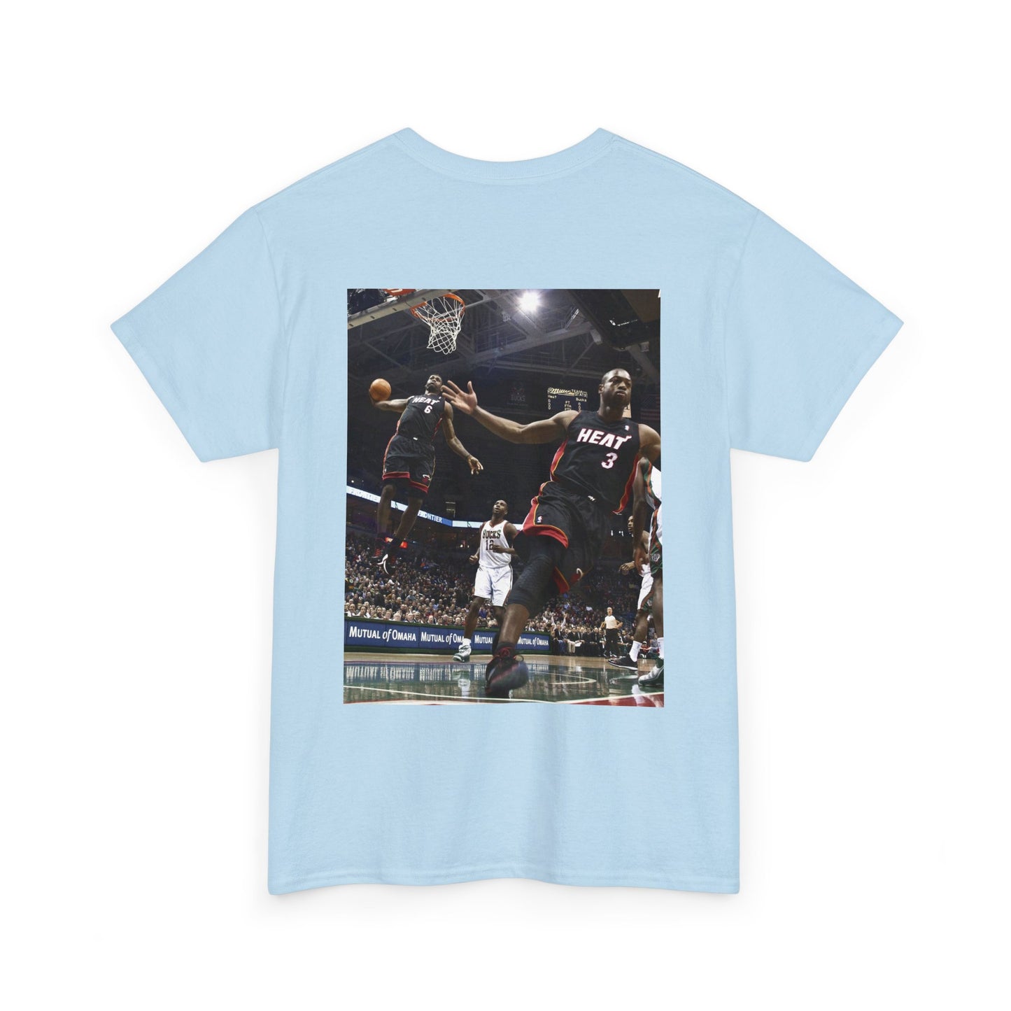 LeBron James Miami Heat Dunk Style Tribute T-Shirt