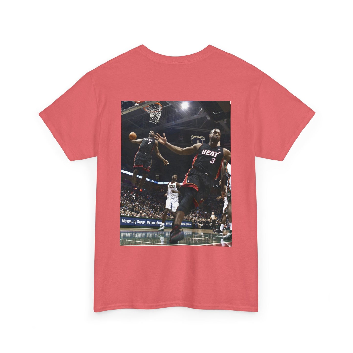 LeBron James Miami Heat Dunk Style Tribute T-Shirt