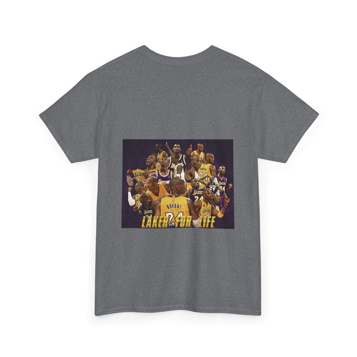 Kobe Bryant Signature Fadeaway & "Laker For Life" Tribute T-Shirt