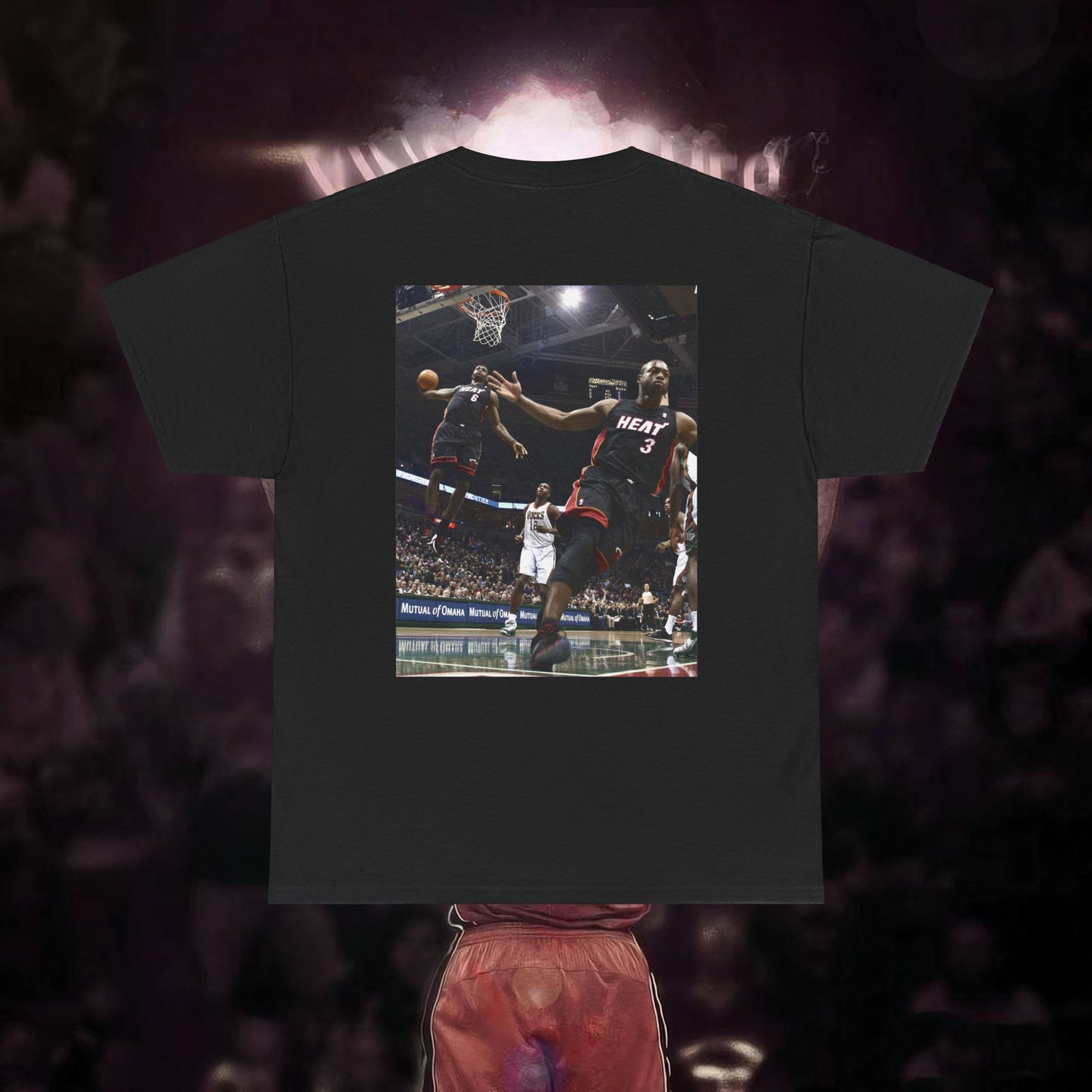 LeBron James Miami Heat Dunk Style Tribute T-Shirt