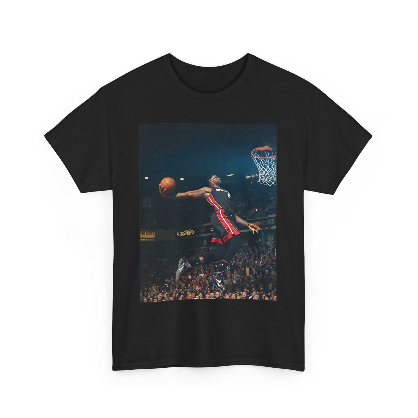 LeBron James Miami Heat Dunk Style Tribute T-Shirt