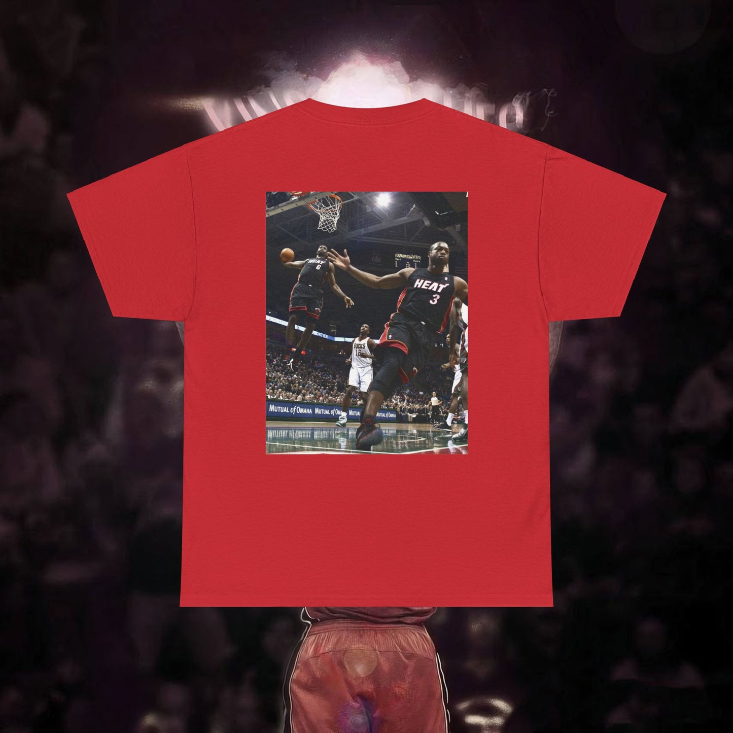 LeBron James Miami Heat Dunk Style Tribute T-Shirt