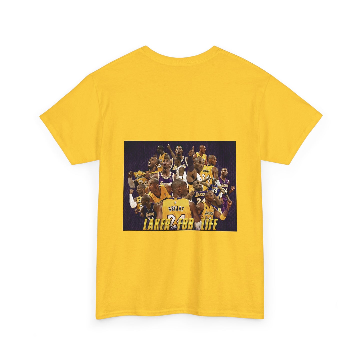 Kobe Bryant Signature Fadeaway & "Laker For Life" Tribute T-Shirt