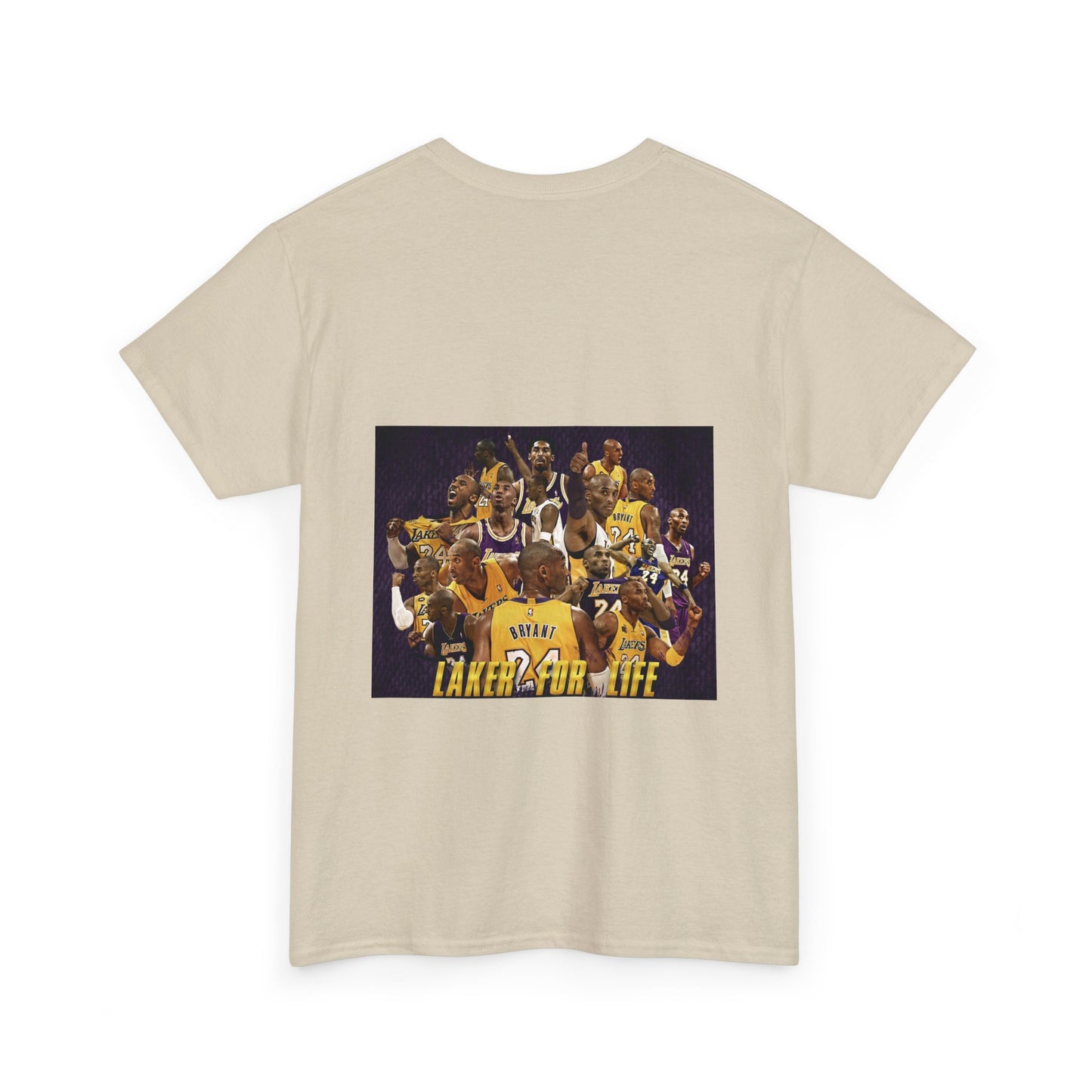 Kobe Bryant Signature Fadeaway & "Laker For Life" Tribute T-Shirt