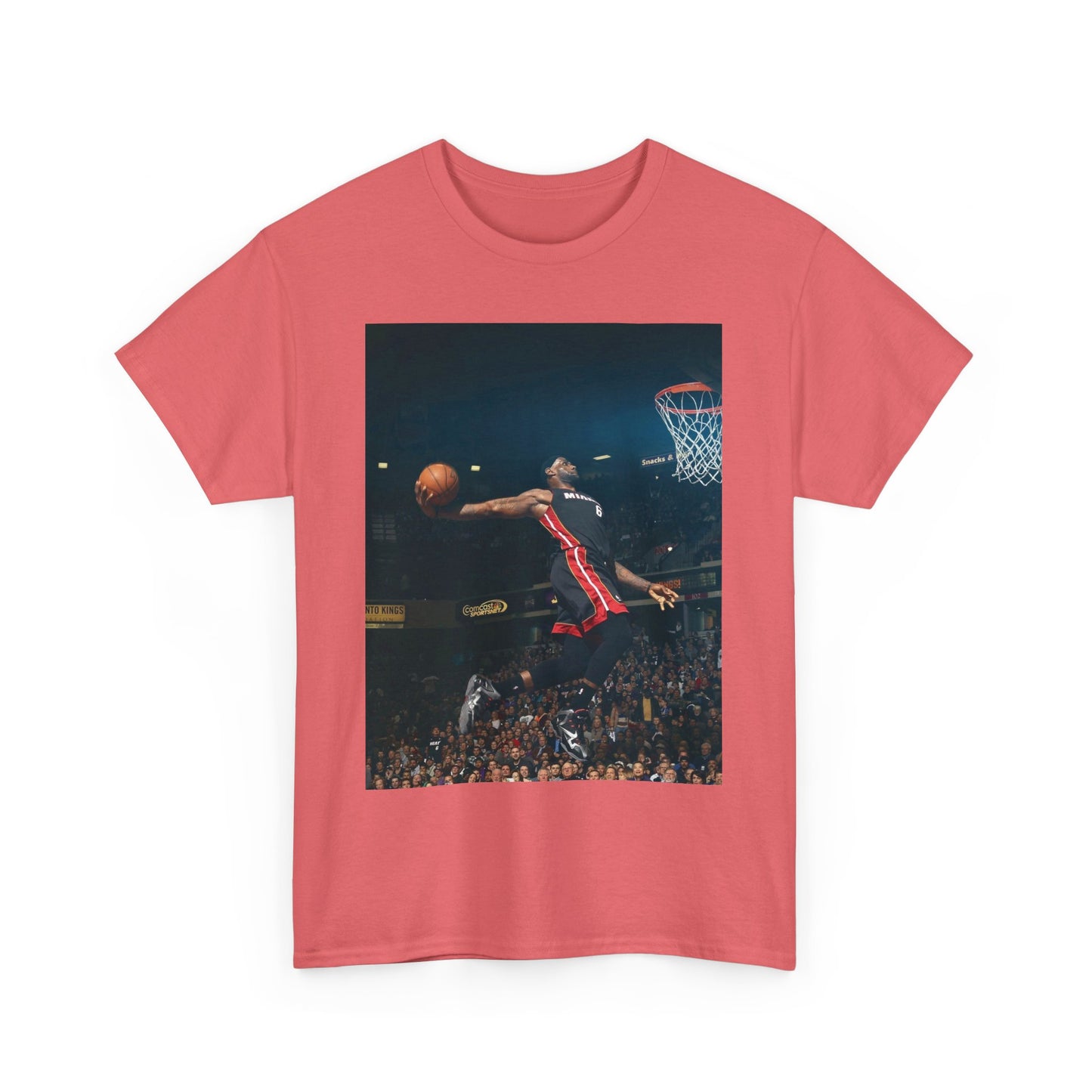 LeBron James Miami Heat Dunk Style Tribute T-Shirt