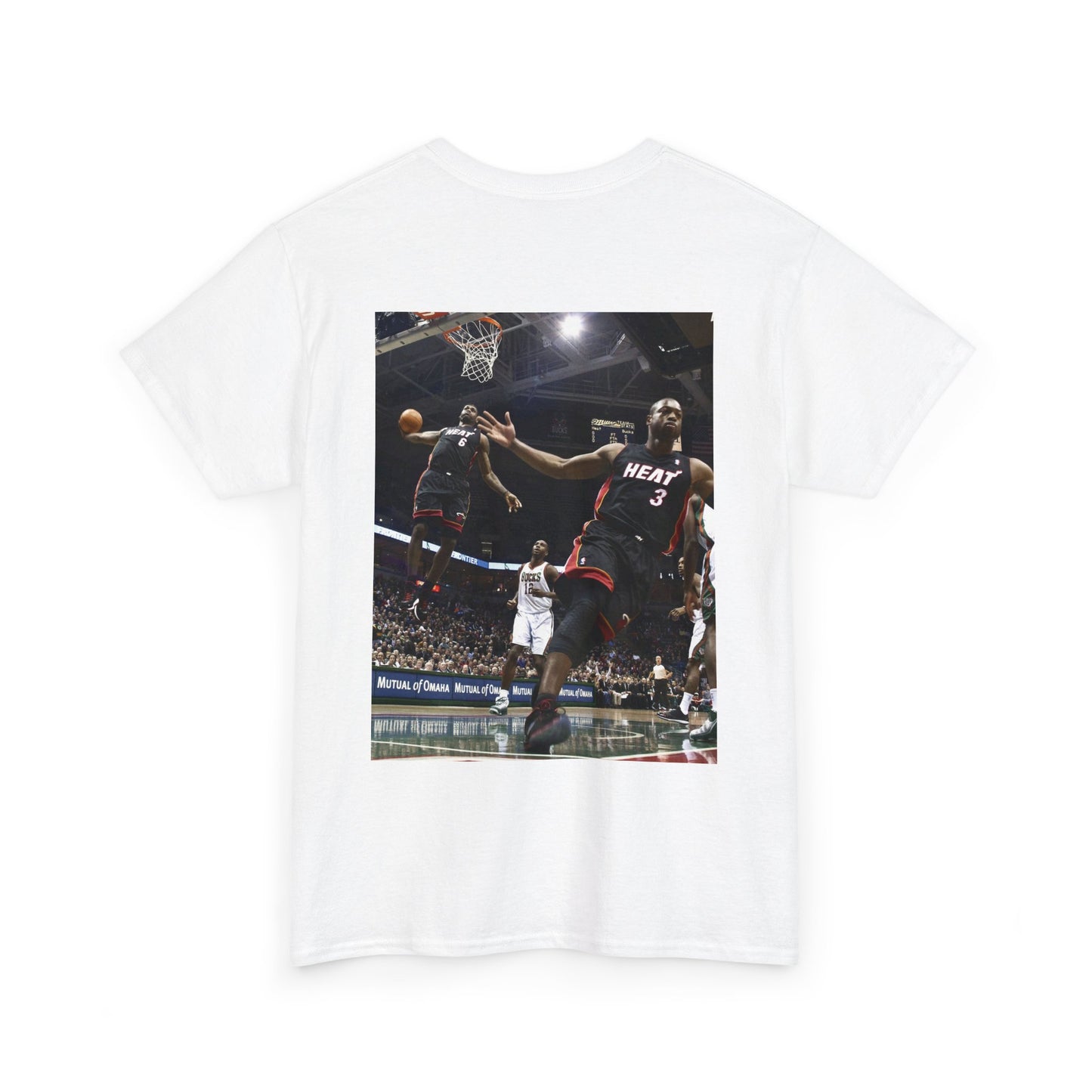 LeBron James Miami Heat Dunk Style Tribute T-Shirt