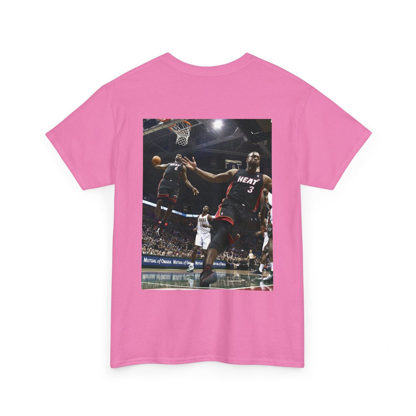 LeBron James Miami Heat Dunk Style Tribute T-Shirt