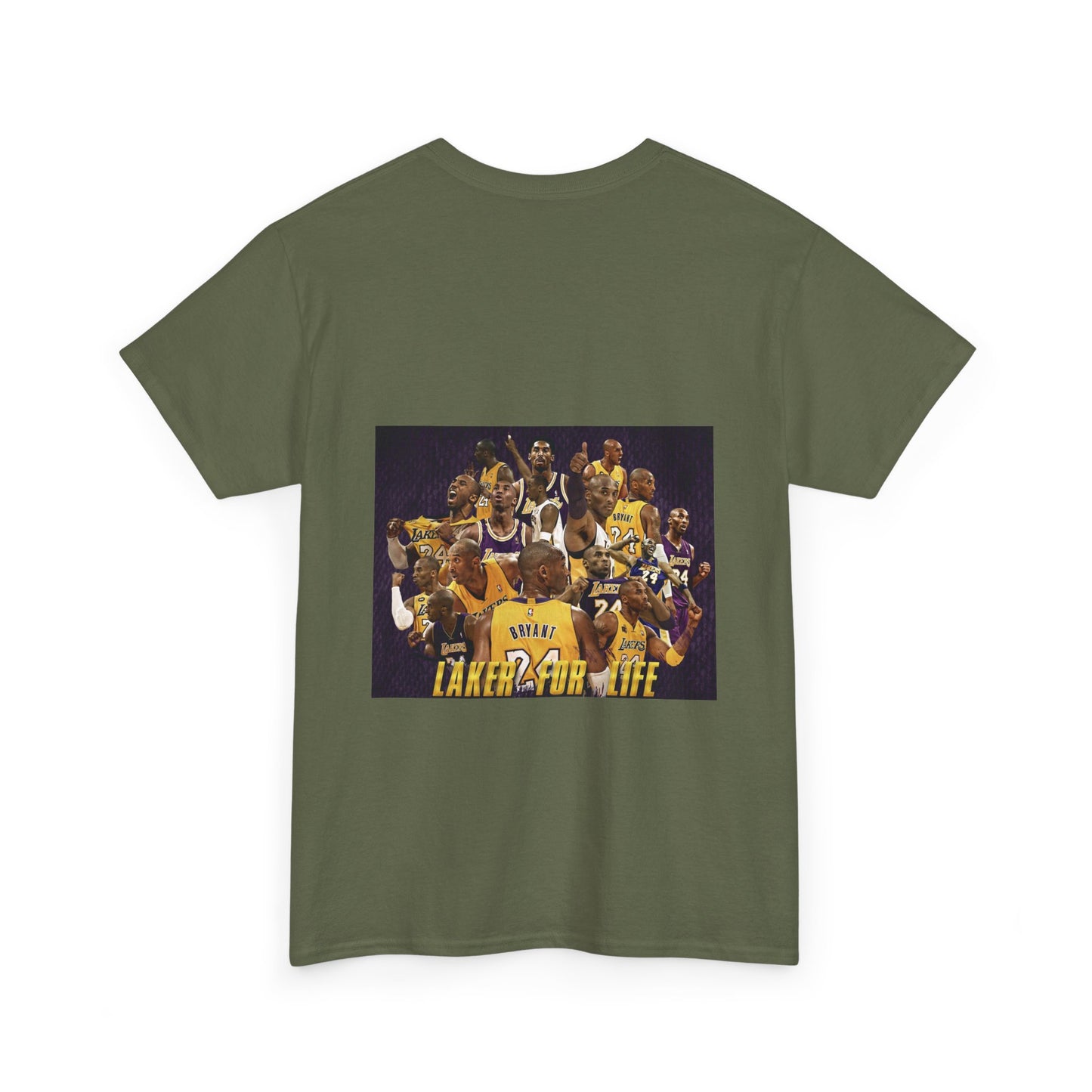 Kobe Bryant Signature Fadeaway & "Laker For Life" Tribute T-Shirt