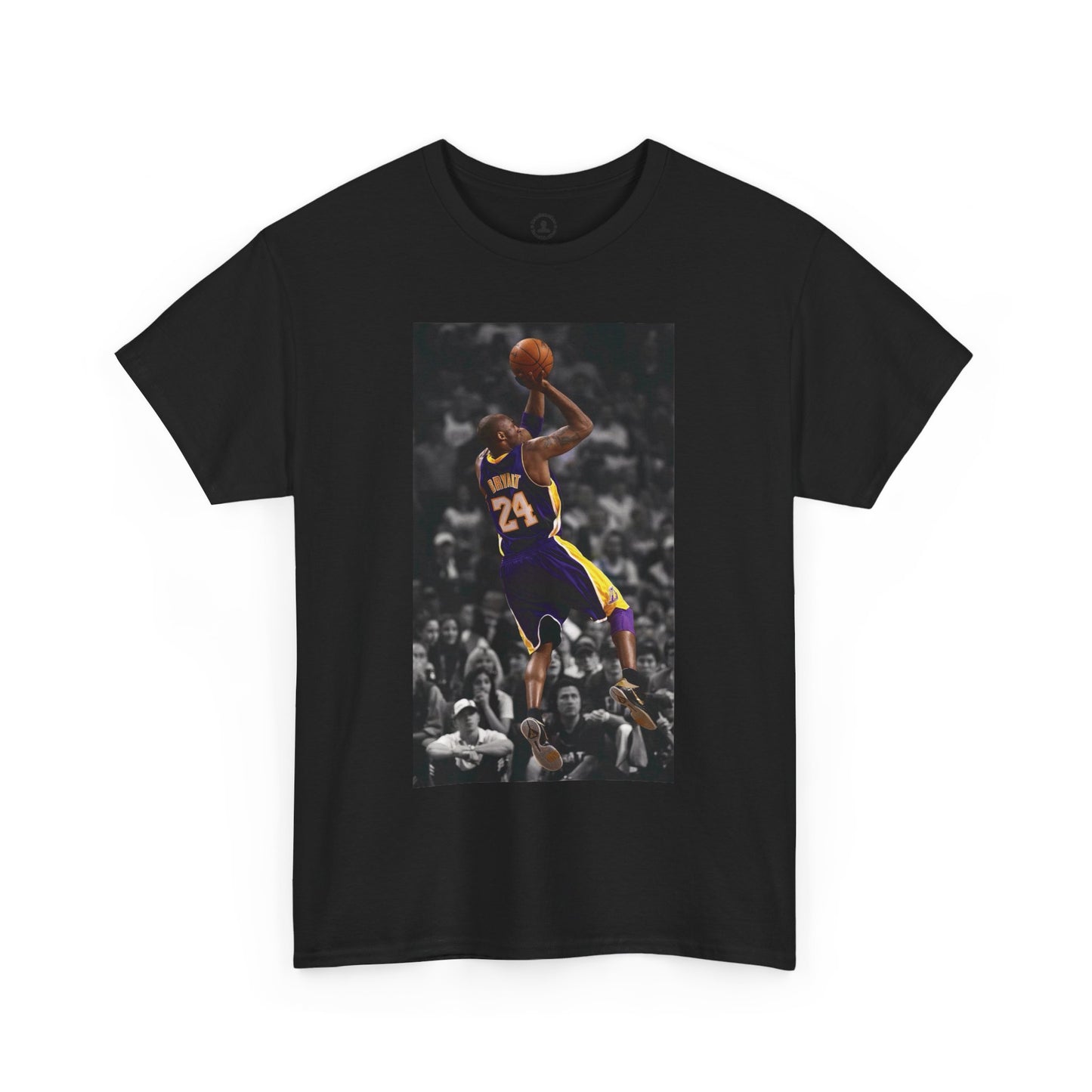 Kobe Bryant Signature Fadeaway & "Laker For Life" Tribute T-Shirt