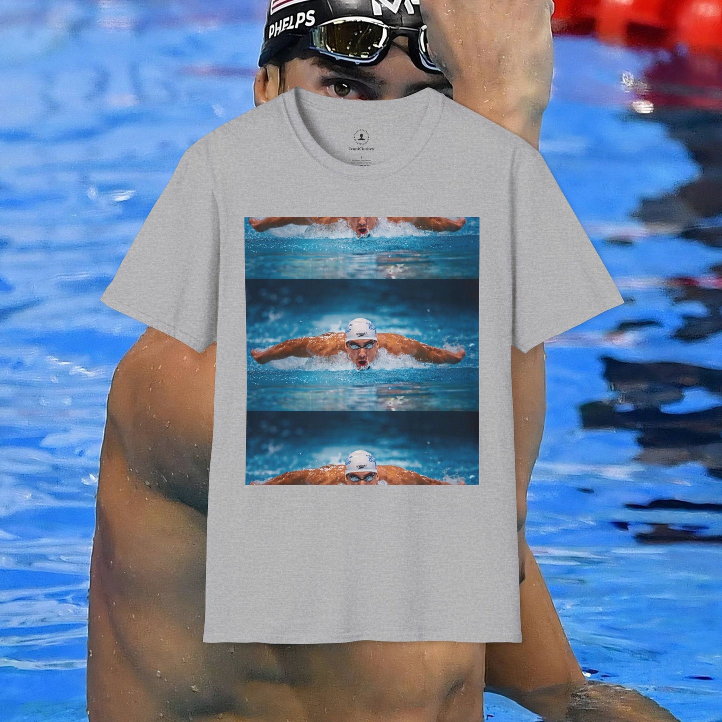 Michael Phelps: The Legend in Blue - Iconic T-Shirt