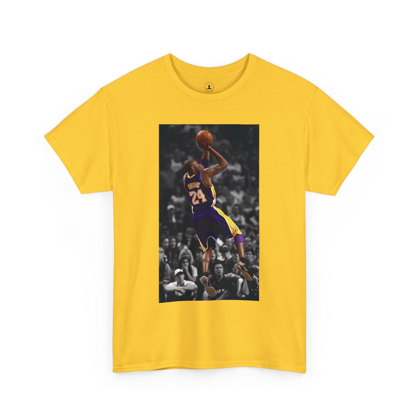 Kobe Bryant Signature Fadeaway & "Laker For Life" Tribute T-Shirt