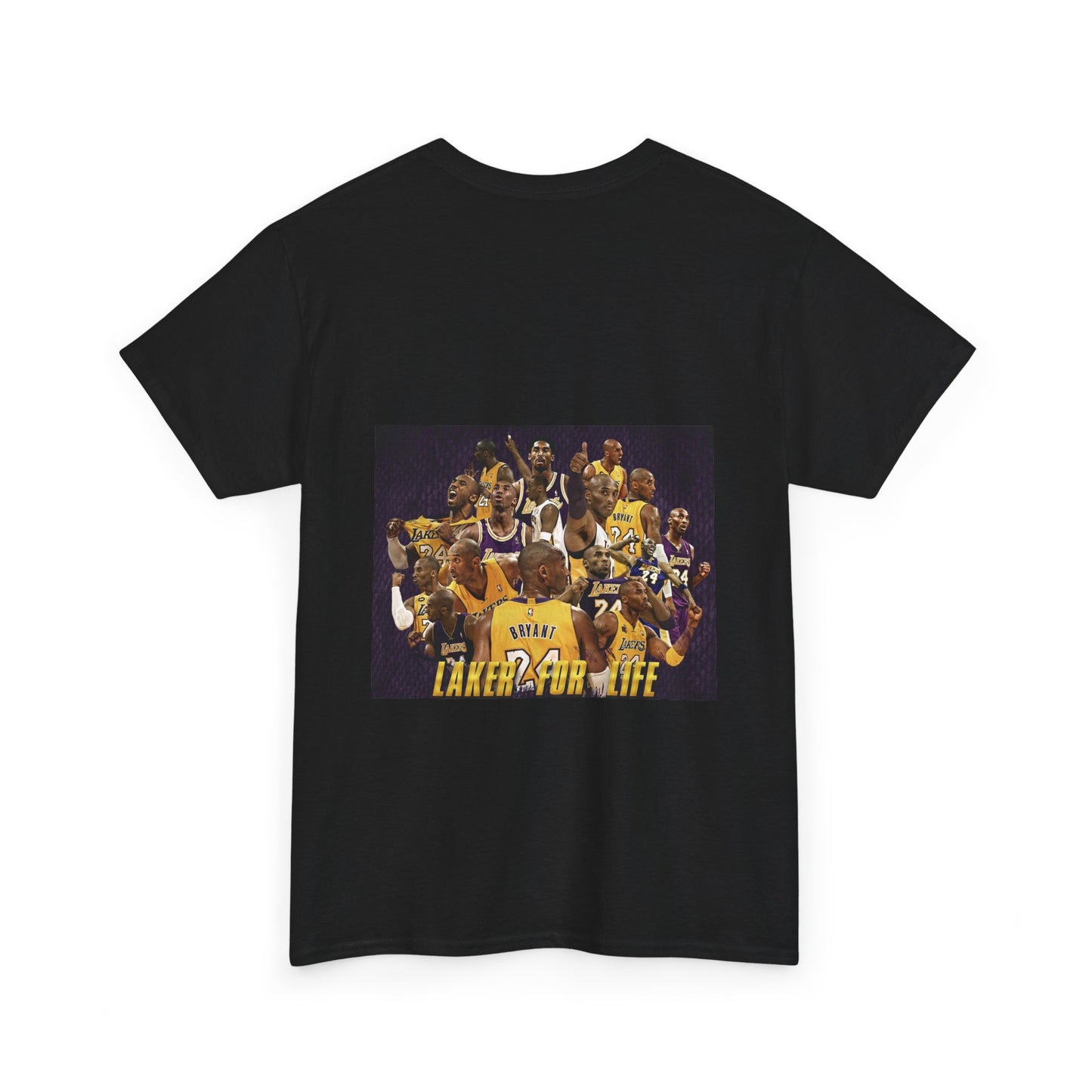 Kobe Bryant Signature Fadeaway & "Laker For Life" Tribute T-Shirt