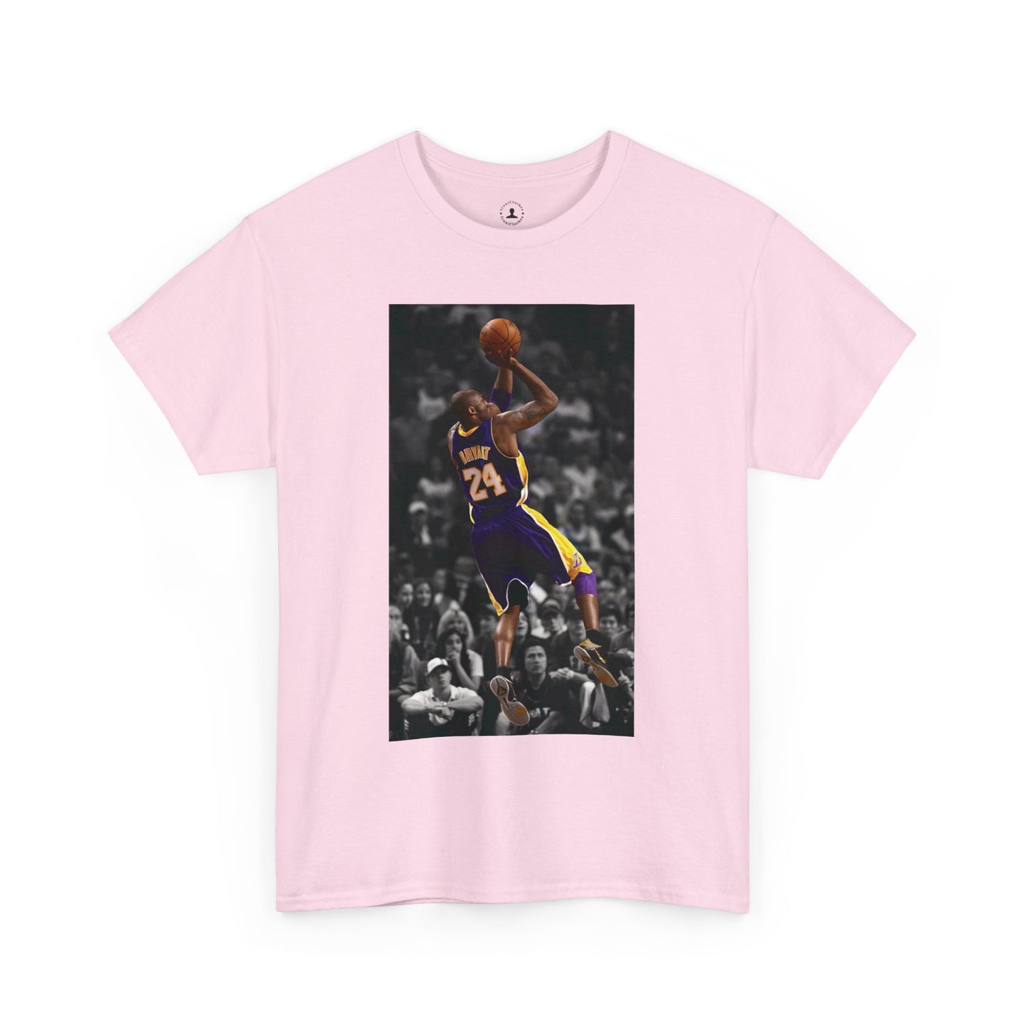 Kobe Bryant Signature Fadeaway & "Laker For Life" Tribute T-Shirt