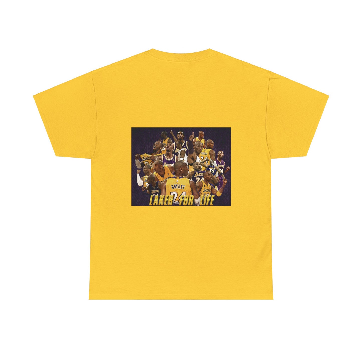 Kobe Bryant Signature Fadeaway & "Laker For Life" Tribute T-Shirt