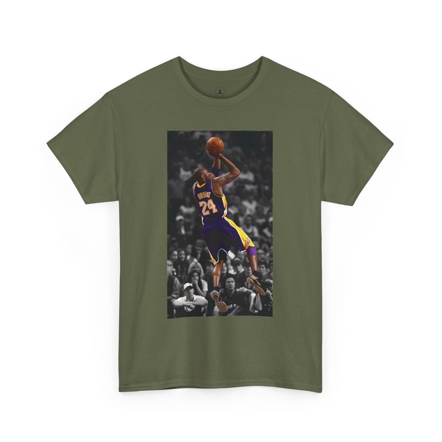 Kobe Bryant Signature Fadeaway & "Laker For Life" Tribute T-Shirt