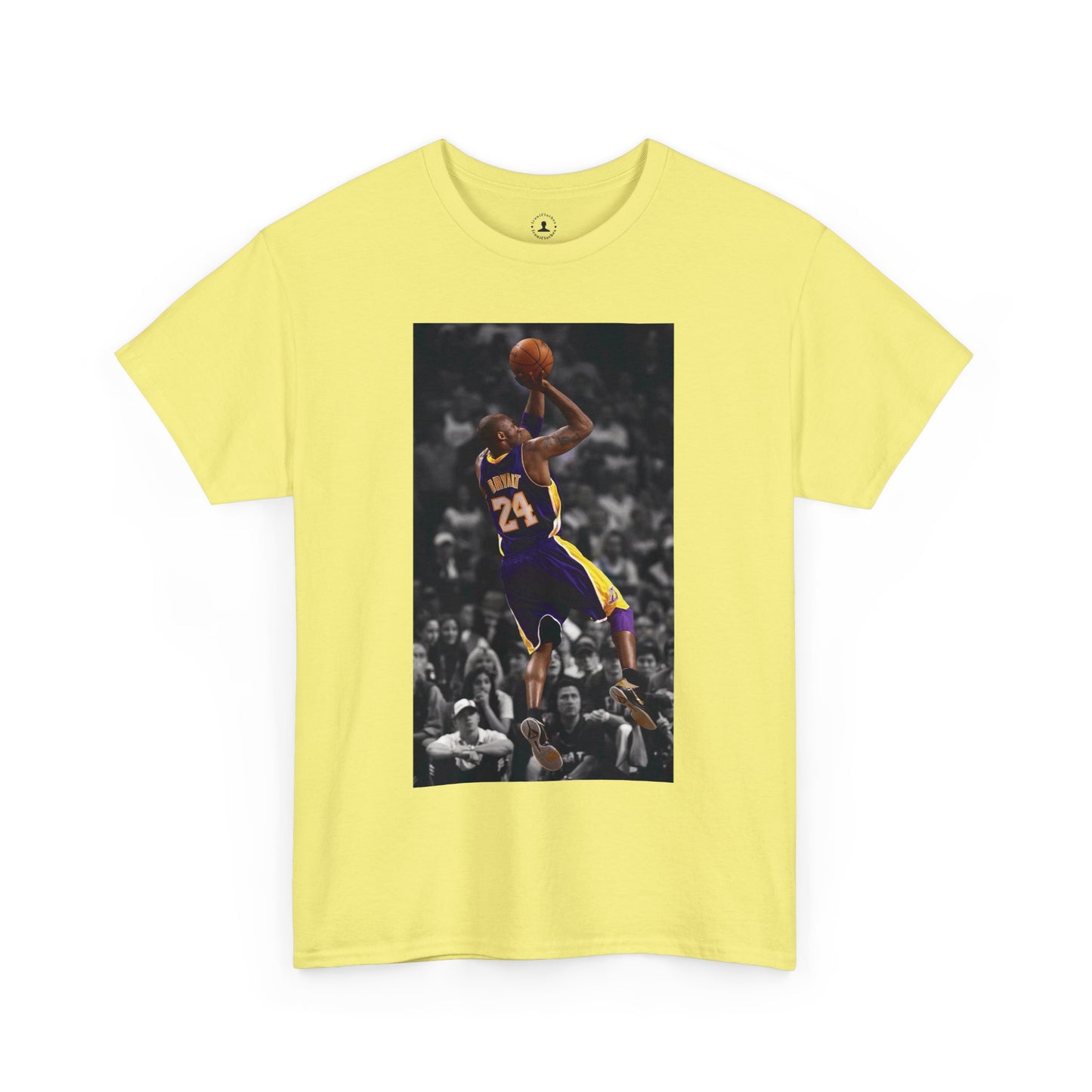 Kobe Bryant Signature Fadeaway & "Laker For Life" Tribute T-Shirt